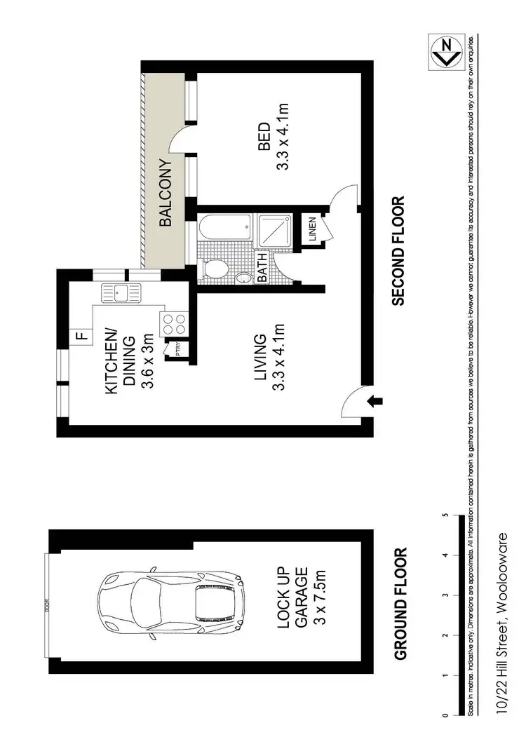 Floorplan of Homely unit listing, 10/22 Hill Street, Woolooware NSW 2230