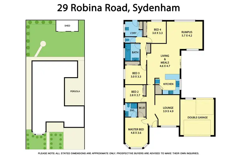 Floorplan of Homely house listing, 29 Robina Road, Sydenham VIC 3037