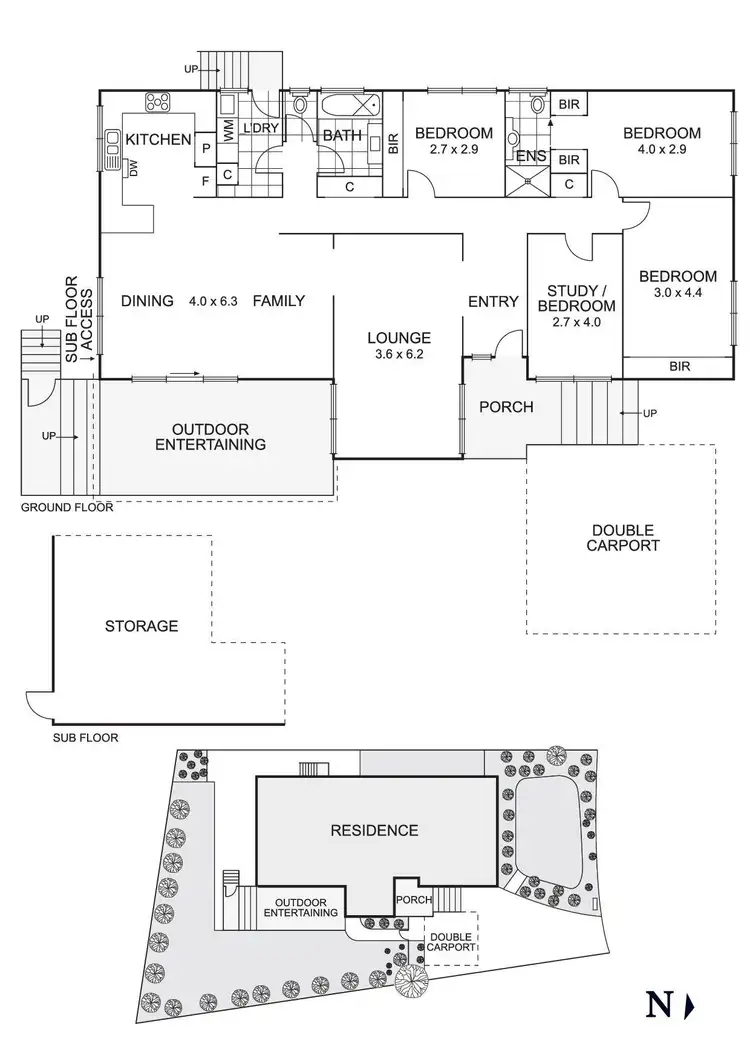 Floorplan of Homely house listing, 50 Landscape Drive, Doncaster East VIC 3109