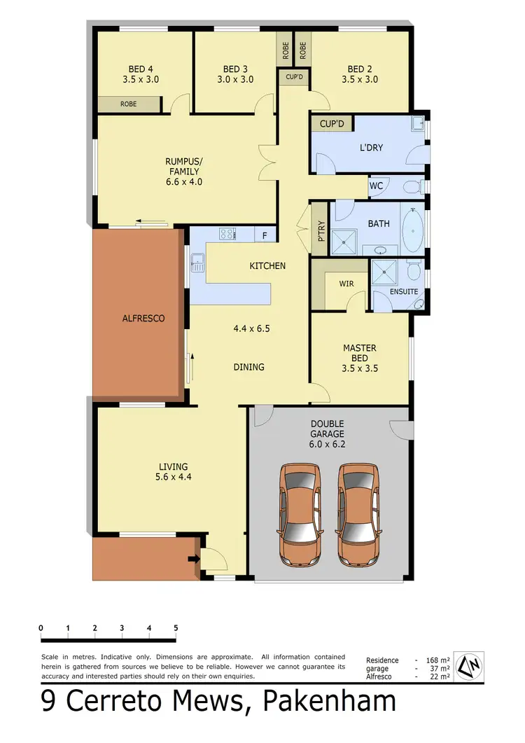 Floorplan of Homely house listing, 9 Cerreto Mews, Pakenham VIC 3810