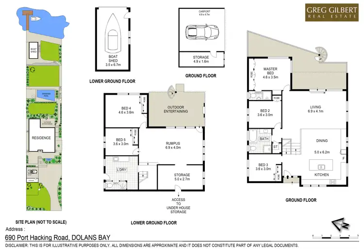Floorplan of Homely house listing, 690 Port Hacking Road, Dolans Bay NSW 2229