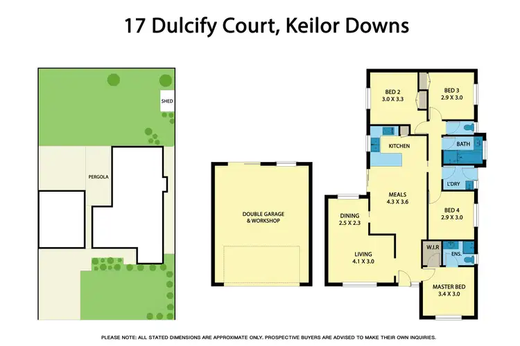 Floorplan of Homely house listing, 17 Dulcify Court, Keilor Downs VIC 3038