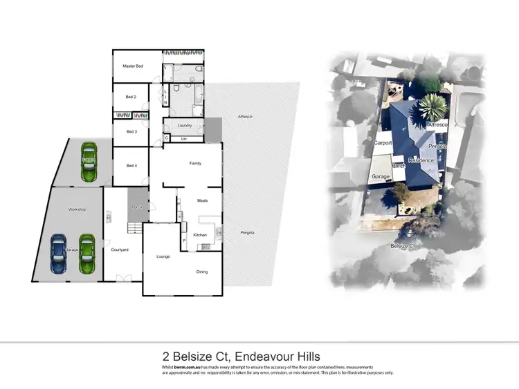 Floorplan of Homely house listing, 2 Belsize Court, Endeavour Hills VIC 3802