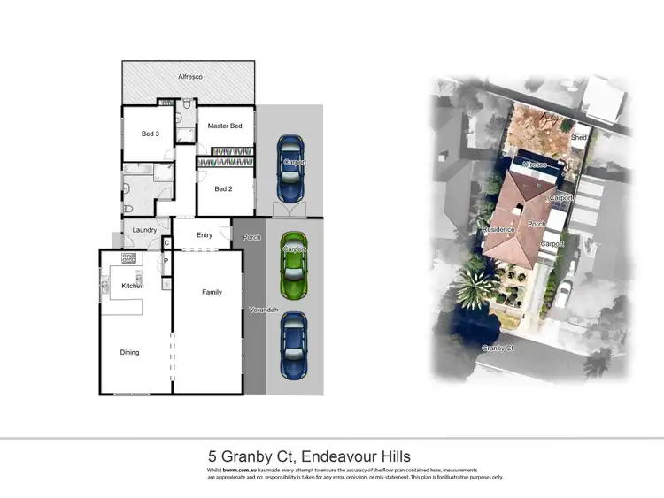 Floorplan of Homely house listing, 5 Granby Court, Endeavour Hills VIC 3802