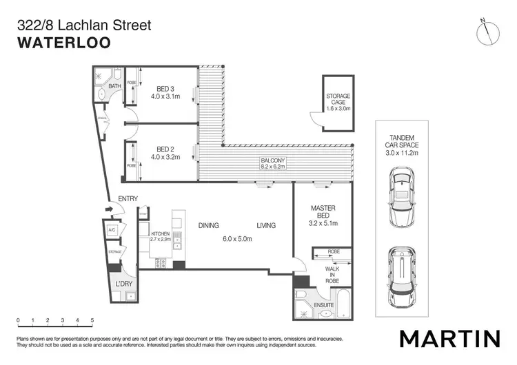 Floorplan of Homely apartment listing, 322/8 Lachlan Street, Waterloo NSW 2017