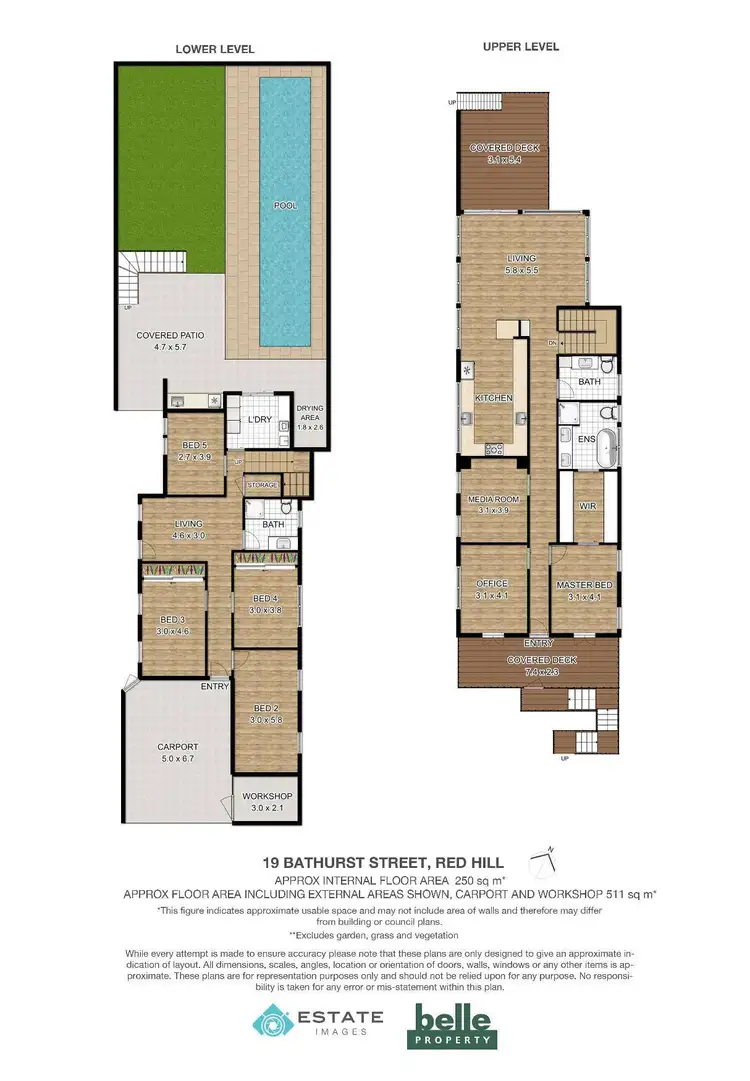 Floorplan of Homely house listing, 19 Bathurst Street, Red Hill QLD 4059