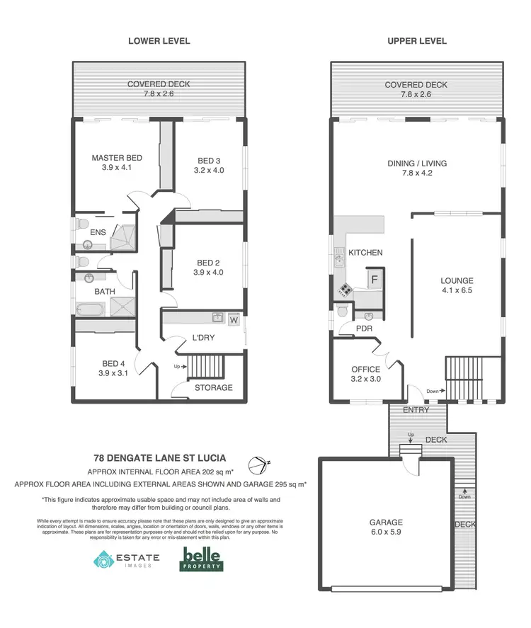 Floorplan of Homely house listing, 78 Dengate Lane, St Lucia QLD 4067
