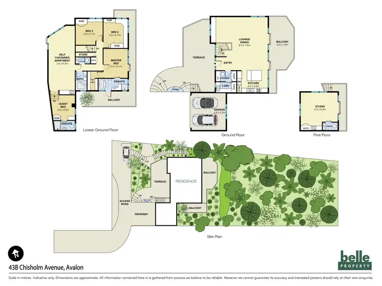 Floorplan of Homely house listing, 43B Chisholm Avenue, Avalon Beach NSW 2107