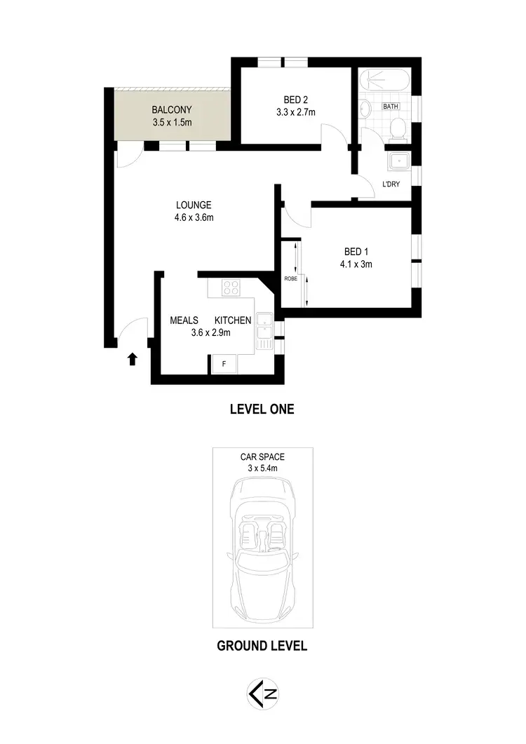 Floorplan of Homely unit listing, 6/12-14 Woodbury Street, Marrickville NSW 2204