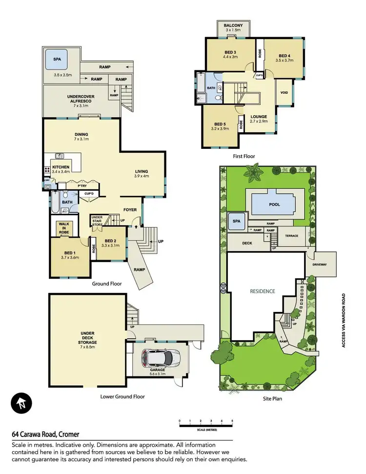 Floorplan of Homely house listing, 64 Carawa Road, Cromer NSW 2099