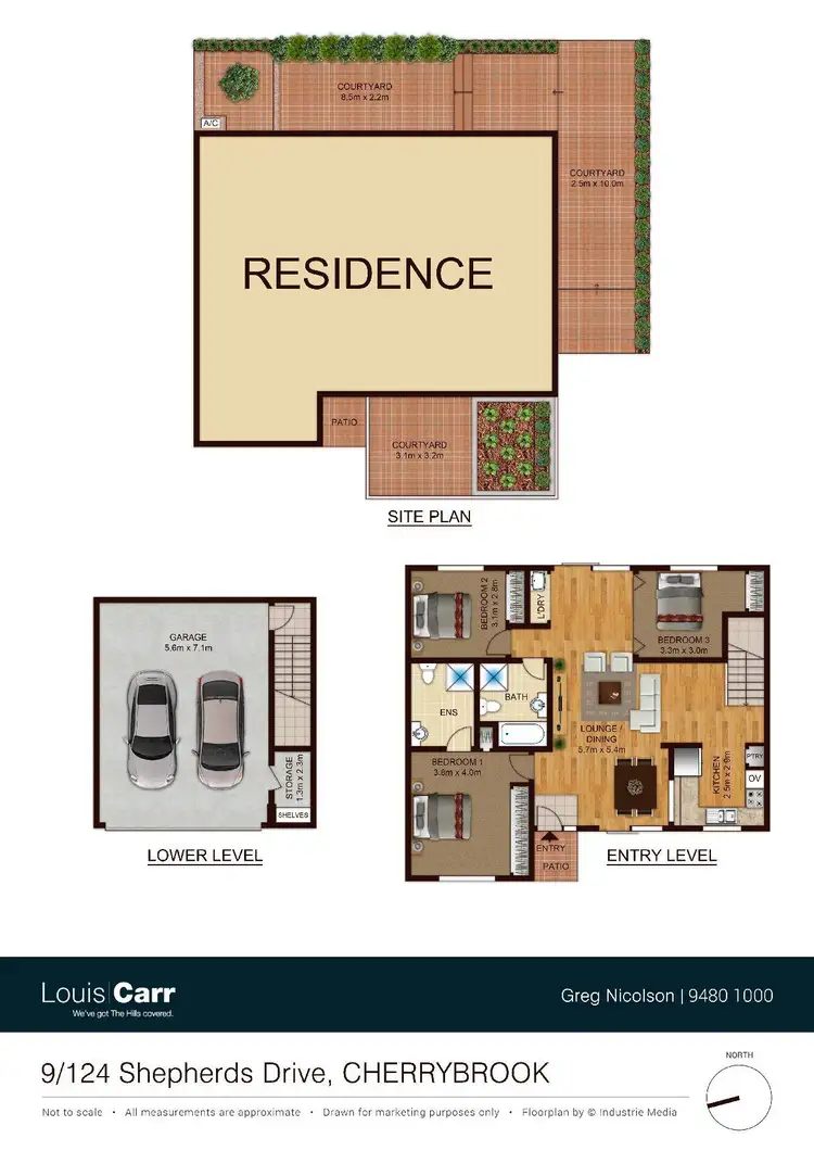 Floorplan of Homely villa listing, 9/124 Shepherds Drive, Cherrybrook NSW 2126