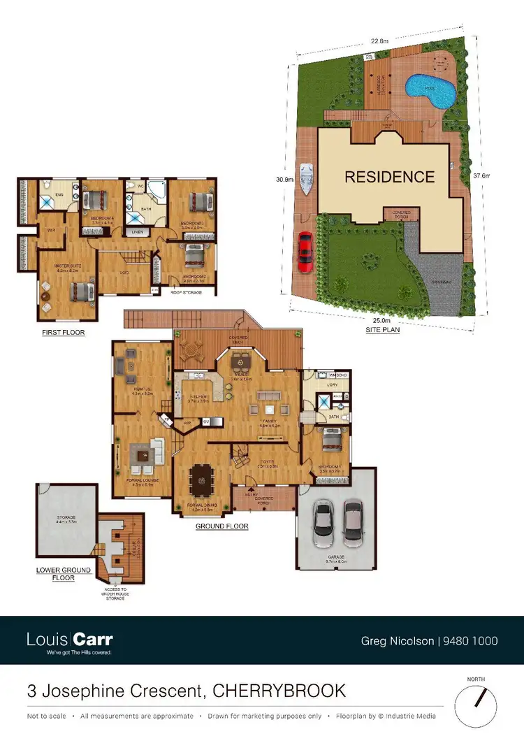 Floorplan of Homely house listing, 3 Josephine Crescent, Cherrybrook NSW 2126