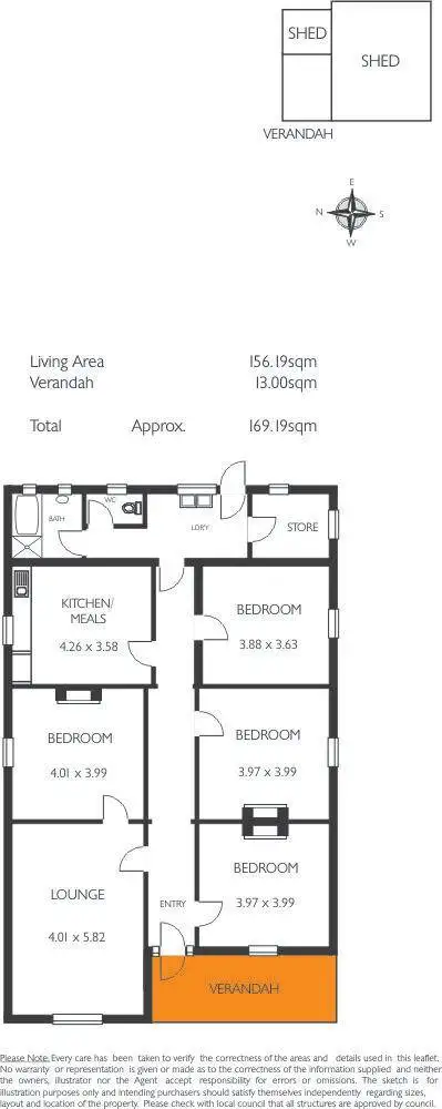 Floorplan of Homely house listing, 522 Seaview Road, Grange SA 5022