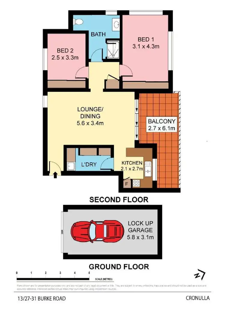 Floorplan of Homely unit listing, 13/27 Burke Road, Cronulla NSW 2230