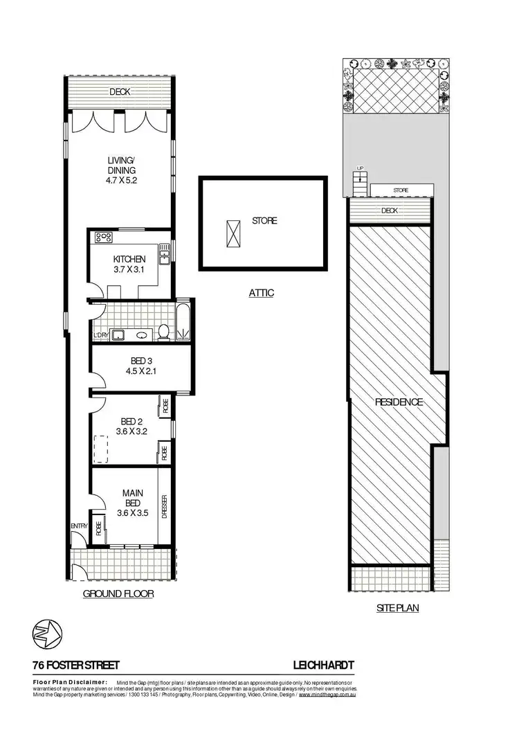 Floorplan of Homely house listing, 76 Foster Street, Leichhardt NSW 2040