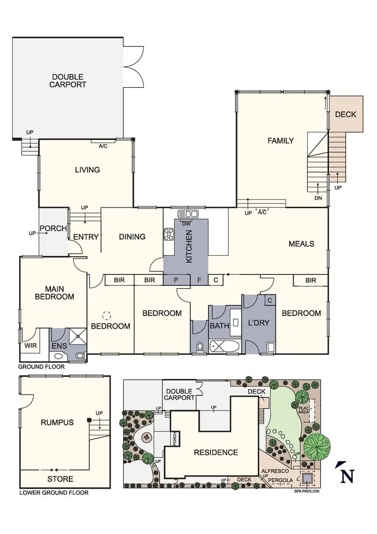 Floorplan of Homely house listing, 4 Chitral Place, Diamond Creek VIC 3089