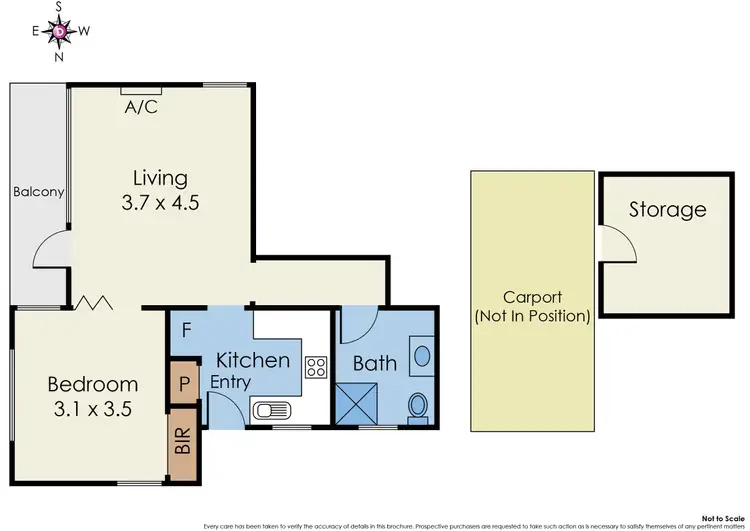 Floorplan of Homely apartment listing, 6A/2 Thomson Rise, Parkdale VIC 3195