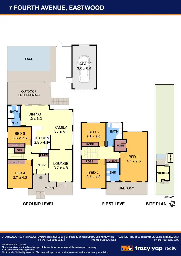 Floorplan of Homely house listing, 7 Fourth Avenue, Eastwood NSW 2122
