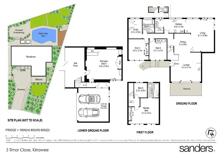 Floorplan of Homely house listing, 3 Timor Close, Kirrawee NSW 2232