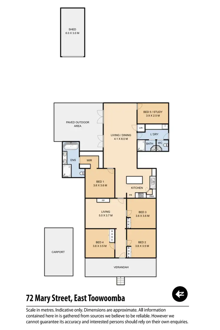Floorplan of Homely house listing, 72 Mary Street, East Toowoomba QLD 4350