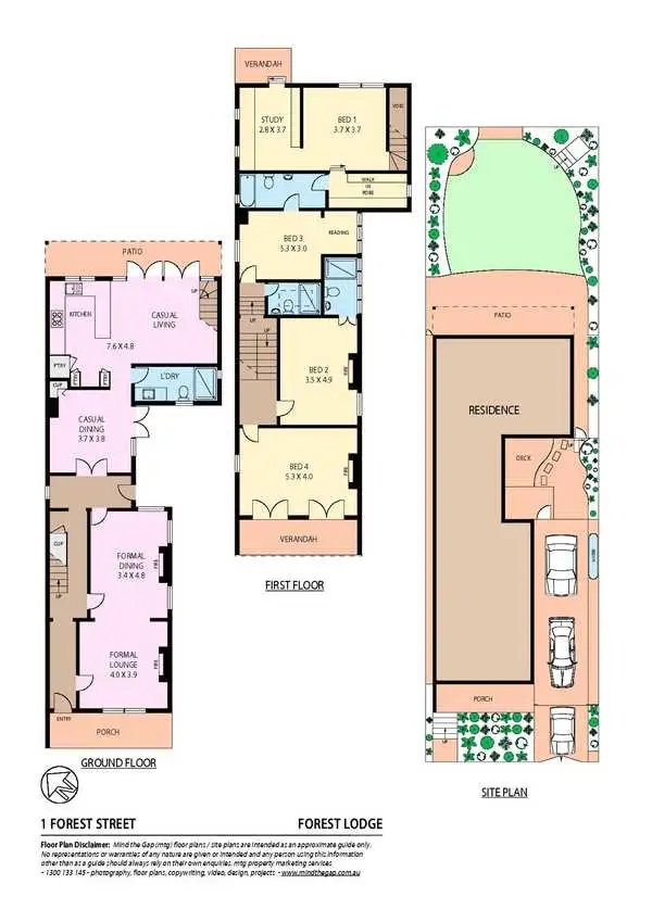 Floorplan of Homely house listing, 1 Forest Street, Forest Lodge NSW 2037