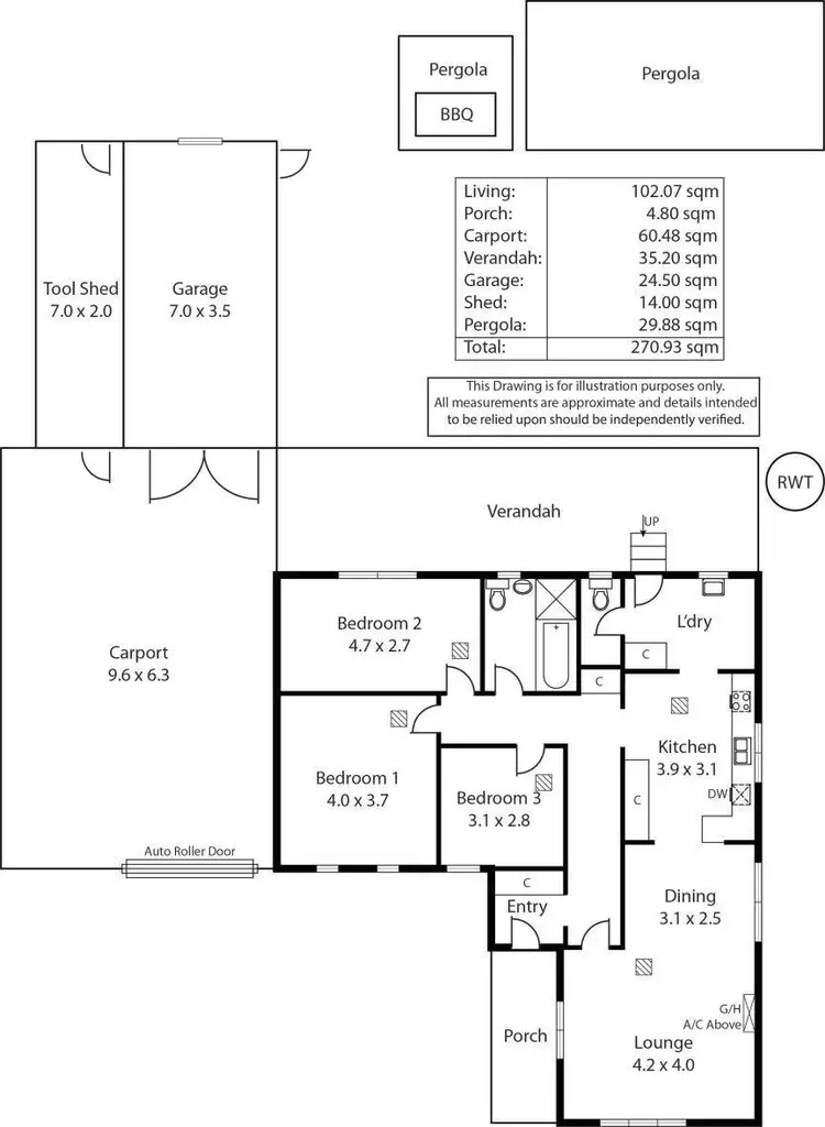 Floorplan of Homely house listing, 37 Dulkara Road, Ingle Farm SA 5098