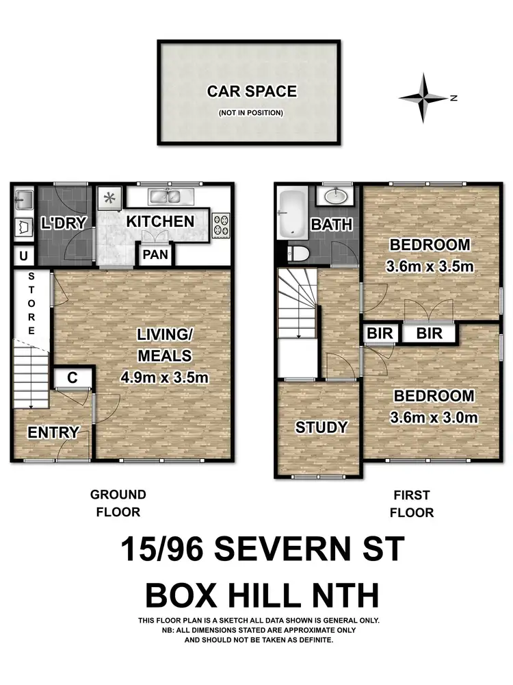Floorplan of Homely apartment listing, 15/96 Severn Street, Box Hill North VIC 3129