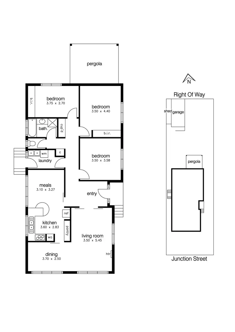 Floorplan of Homely house listing, 54 Junction Street, Newport VIC 3015