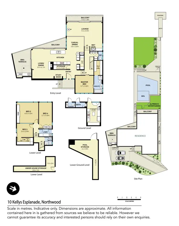 Floorplan of Homely house listing, 10 Kellys Esplanade, Northwood NSW 2066
