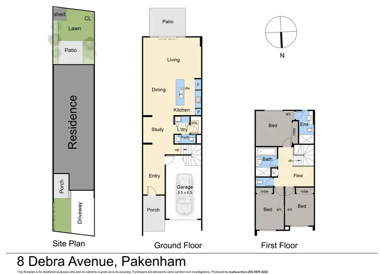 Floorplan of Homely house listing, 8 Debra Avenue, Pakenham VIC 3810