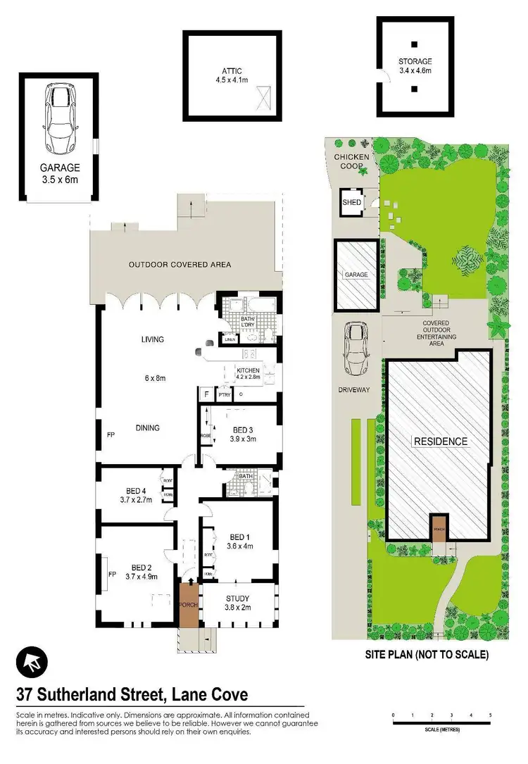 Floorplan of Homely house listing, 37 Sutherland Street, Lane Cove NSW 2066