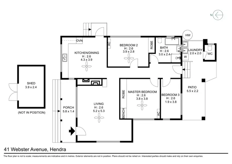 Floorplan of Homely house listing, 41 Webster Avenue, Hendra QLD 4011