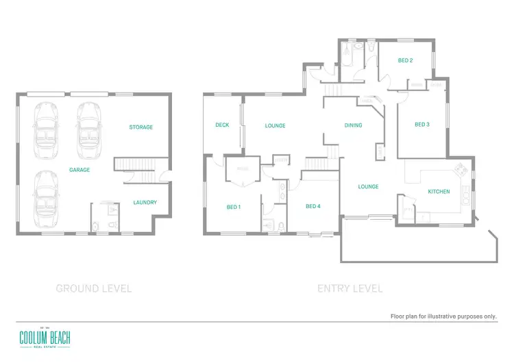 Floorplan of Homely house listing, 6 Lang Street, Coolum Beach QLD 4573