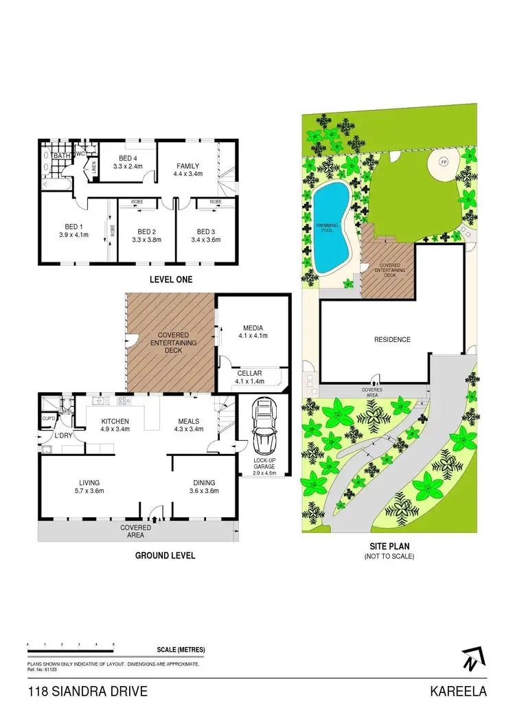 Floorplan of Homely house listing, 118 Siandra Drive, Kareela NSW 2232