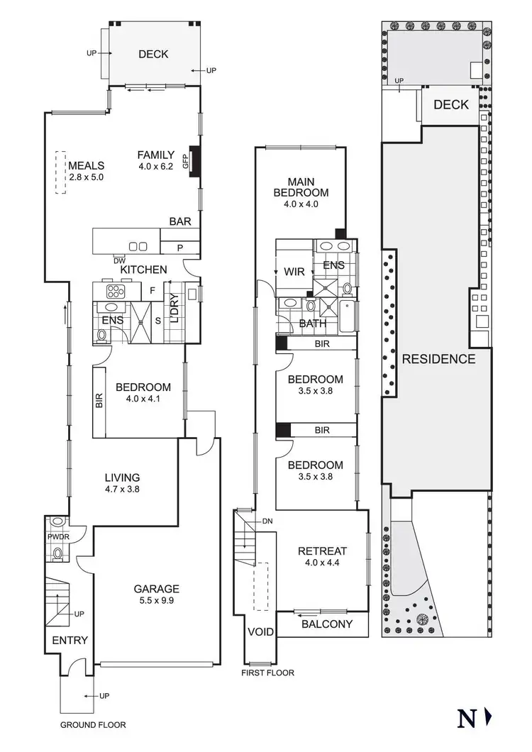 Floorplan of Homely house listing, 5 Fir Street, Bulleen VIC 3105