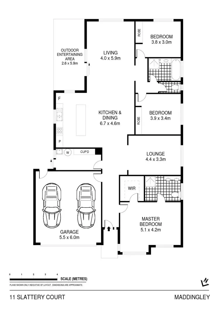 Floorplan of Homely house listing, 11 Slattery Court, Maddingley VIC 3340