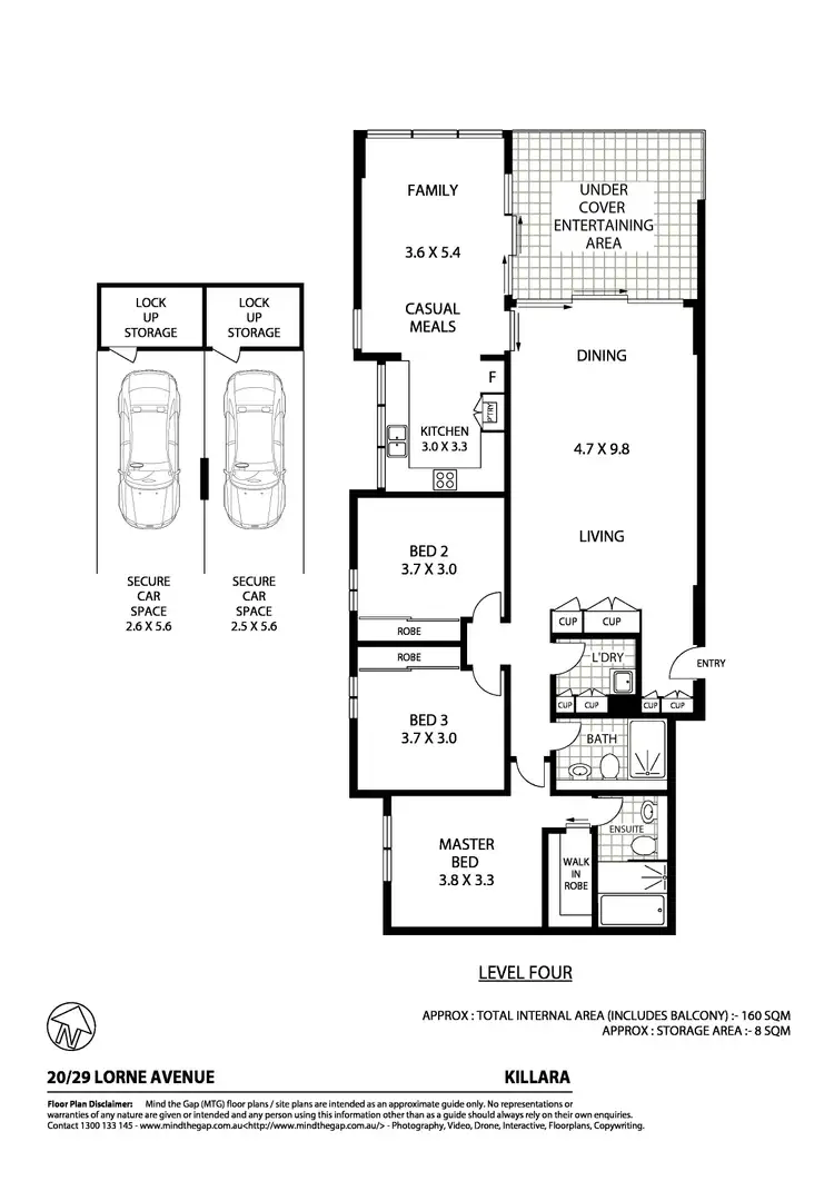 Floorplan of Homely unit listing, 20/29 Lorne Avenue, Killara NSW 2071