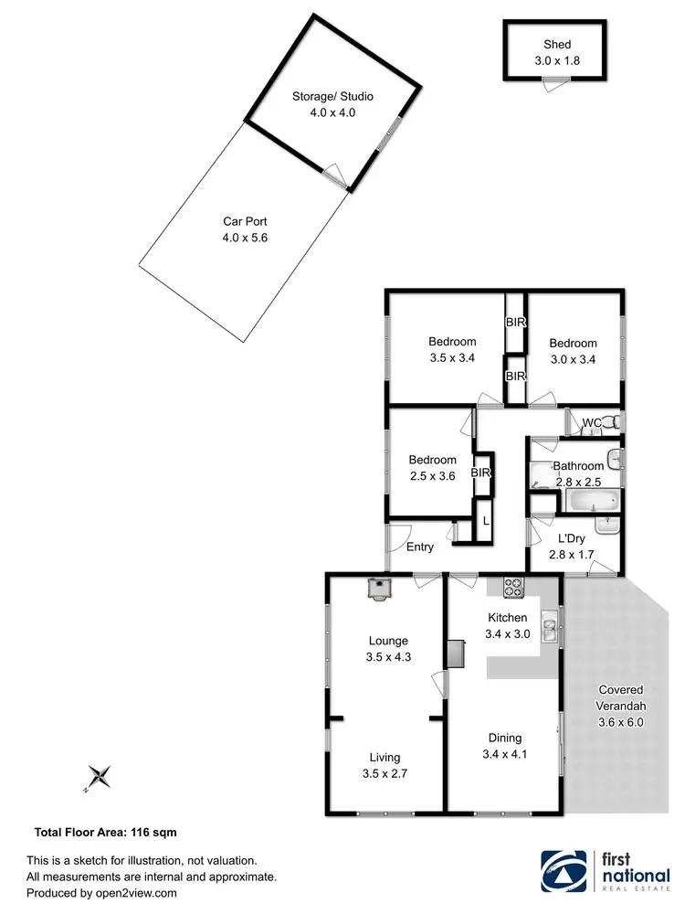 Floorplan of Homely house listing, 10 Dwyer Place, Dowsing Point TAS 7010