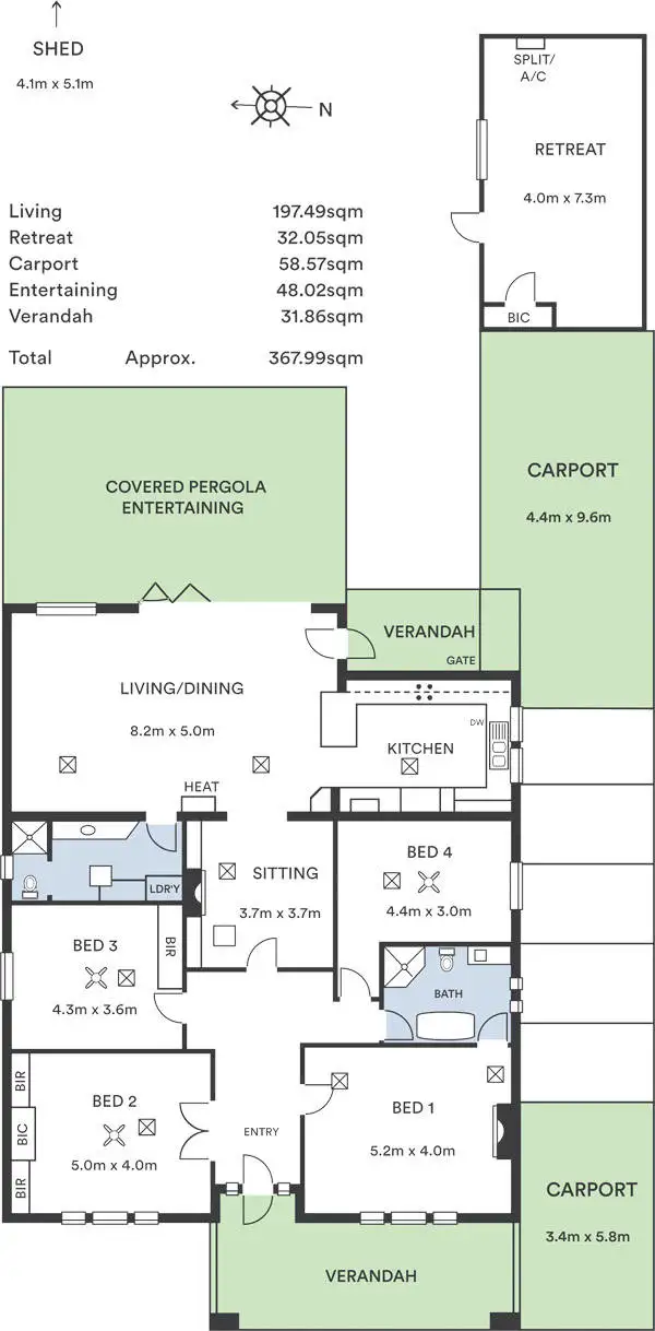 Floorplan of Homely house listing, 12 Heathpool Road, Heathpool SA 5068