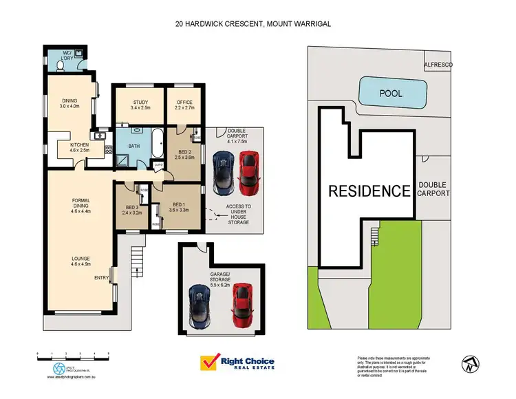 Floorplan of Homely house listing, 20 Hardwick Crescent, Mount Warrigal NSW 2528