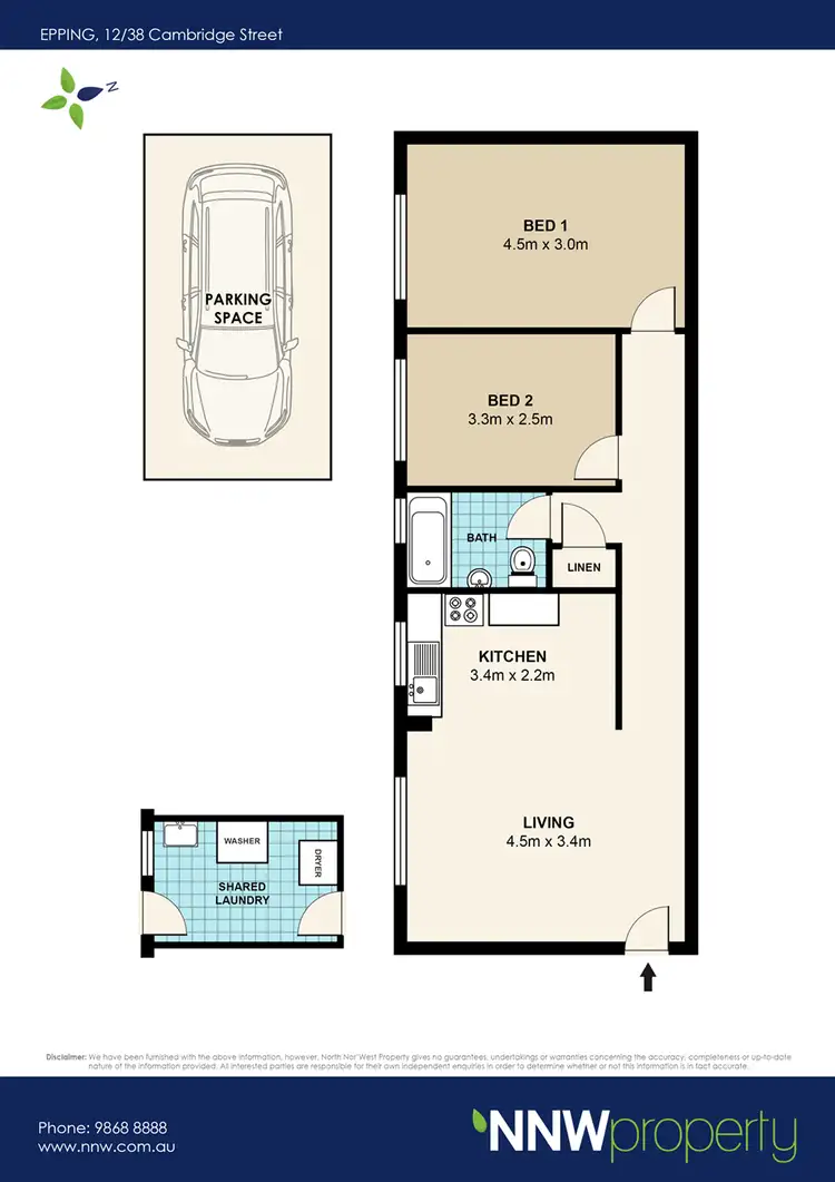 Floorplan of Homely apartment listing, 12/38 Cambridge Street, Epping NSW 2121