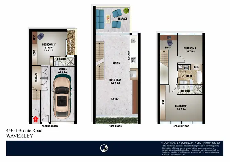 Floorplan of Homely house listing, 4/304 Bronte Road, Waverley NSW 2024