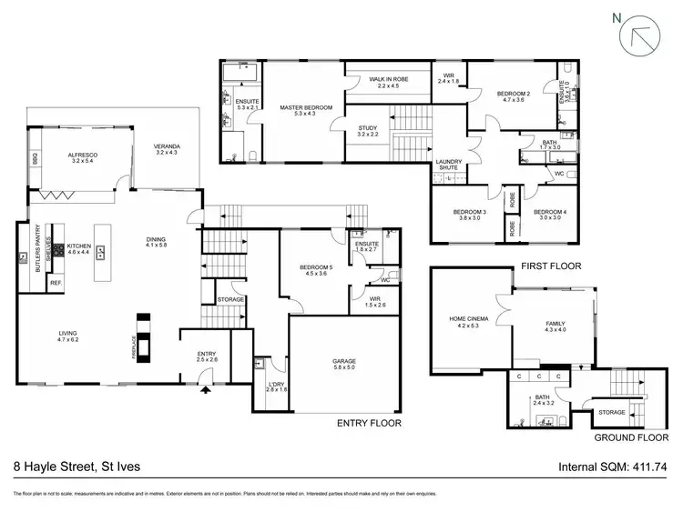 Floorplan of Homely house listing, 8 Hayle Street, St Ives NSW 2075