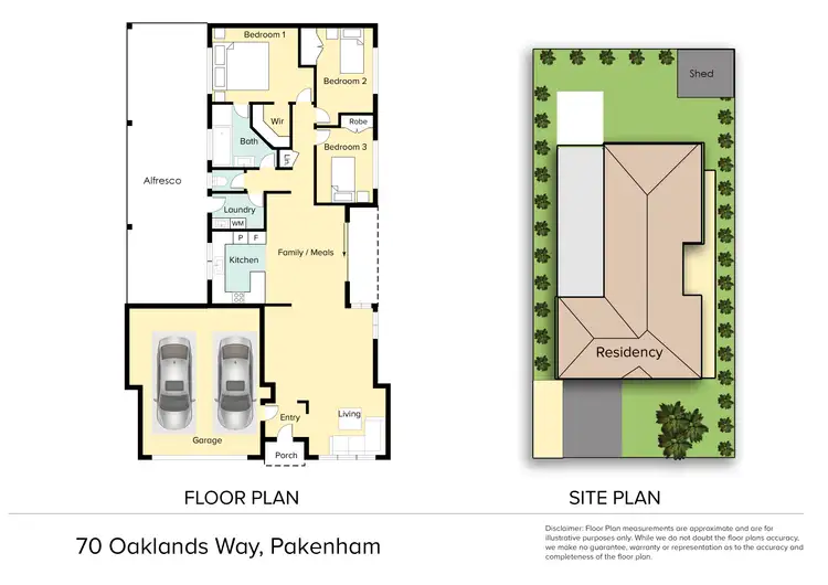 Floorplan of Homely house listing, 70 Oaklands Way, Pakenham VIC 3810