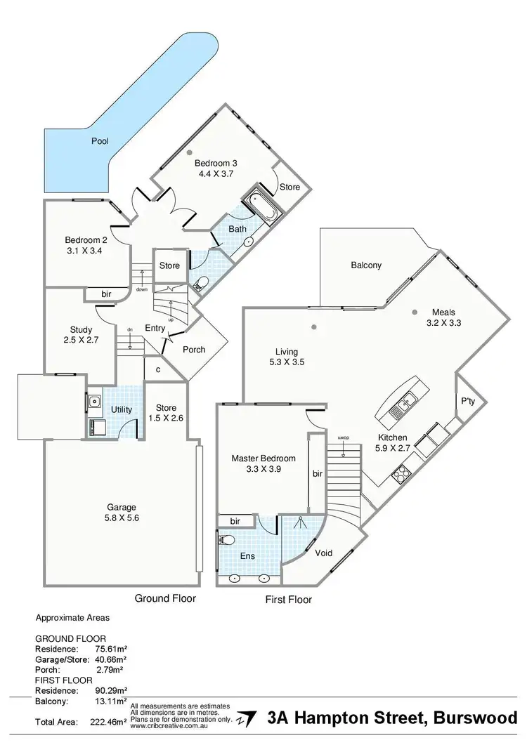 Floorplan of Homely house listing, 3A Hampton Street, Burswood WA 6100