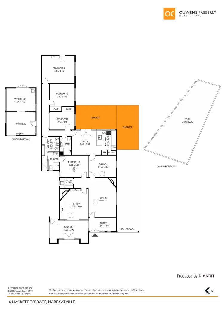 Floorplan of Homely house listing, 16 Hackett Terrace, Marryatville SA 5068