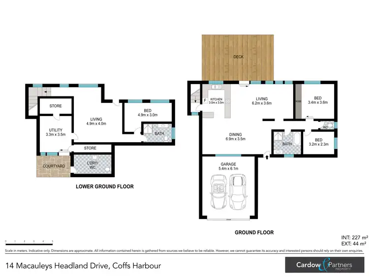 Floorplan of Homely house listing, 14 Macauleys Headland Drive, Coffs Harbour NSW 2450