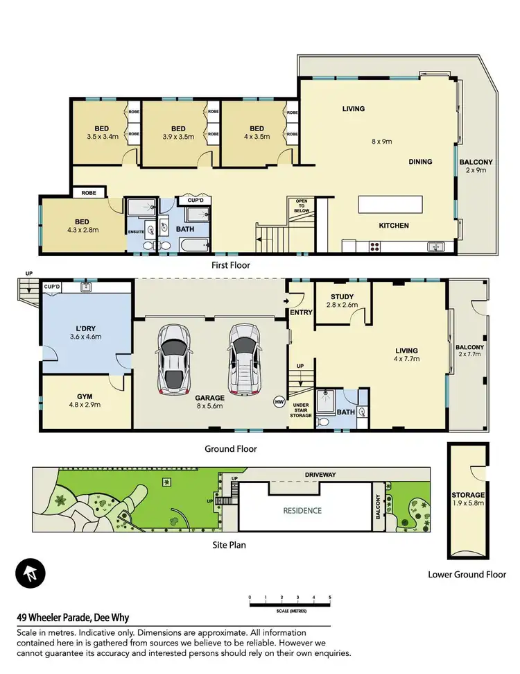 Floorplan of Homely house listing, 49 Wheeler Parade, Dee Why NSW 2099