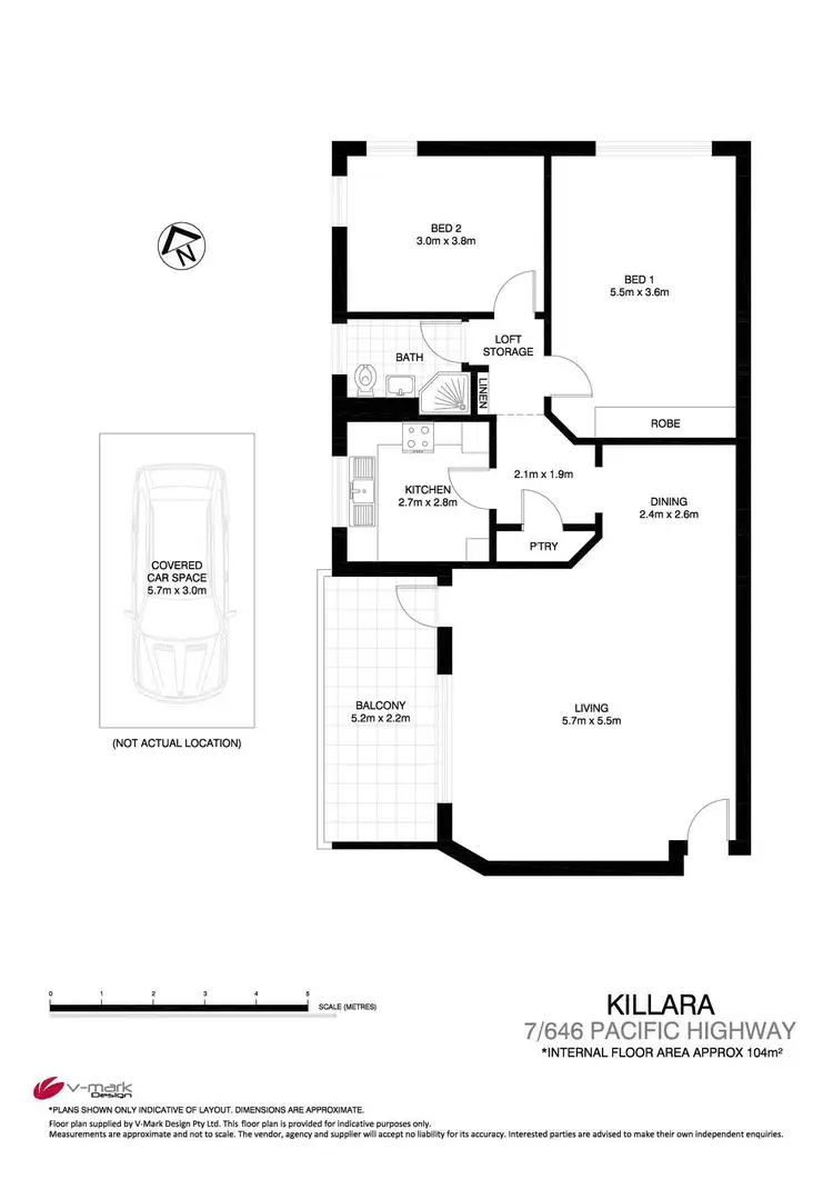 Floorplan of Homely unit listing, 7/646 Pacific Highway, Killara NSW 2071