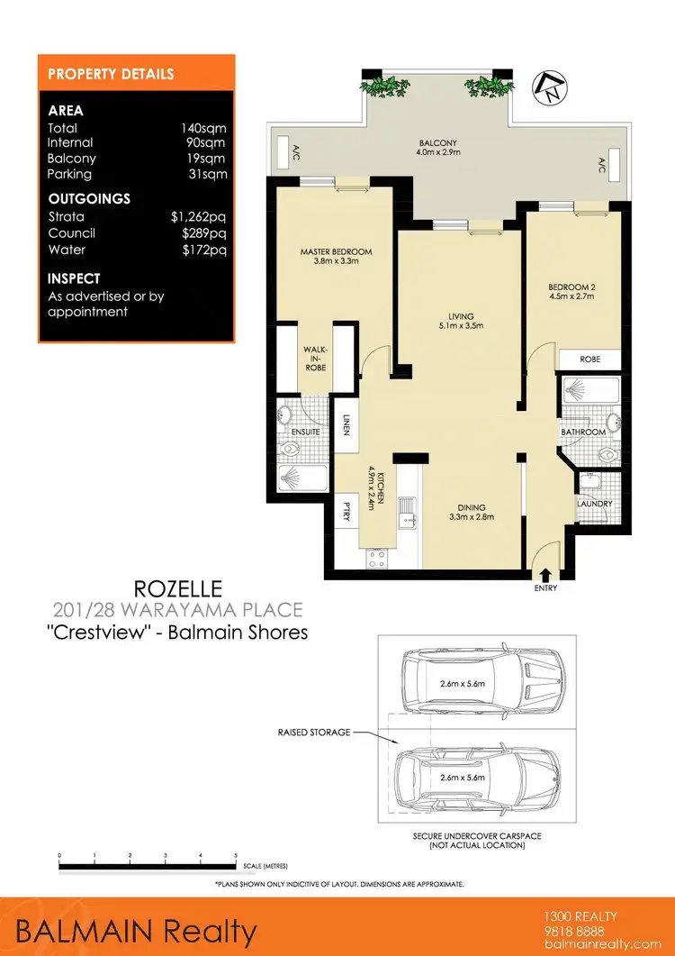 Floorplan of Homely apartment listing, 201/28 Warayama Place, Rozelle NSW 2039
